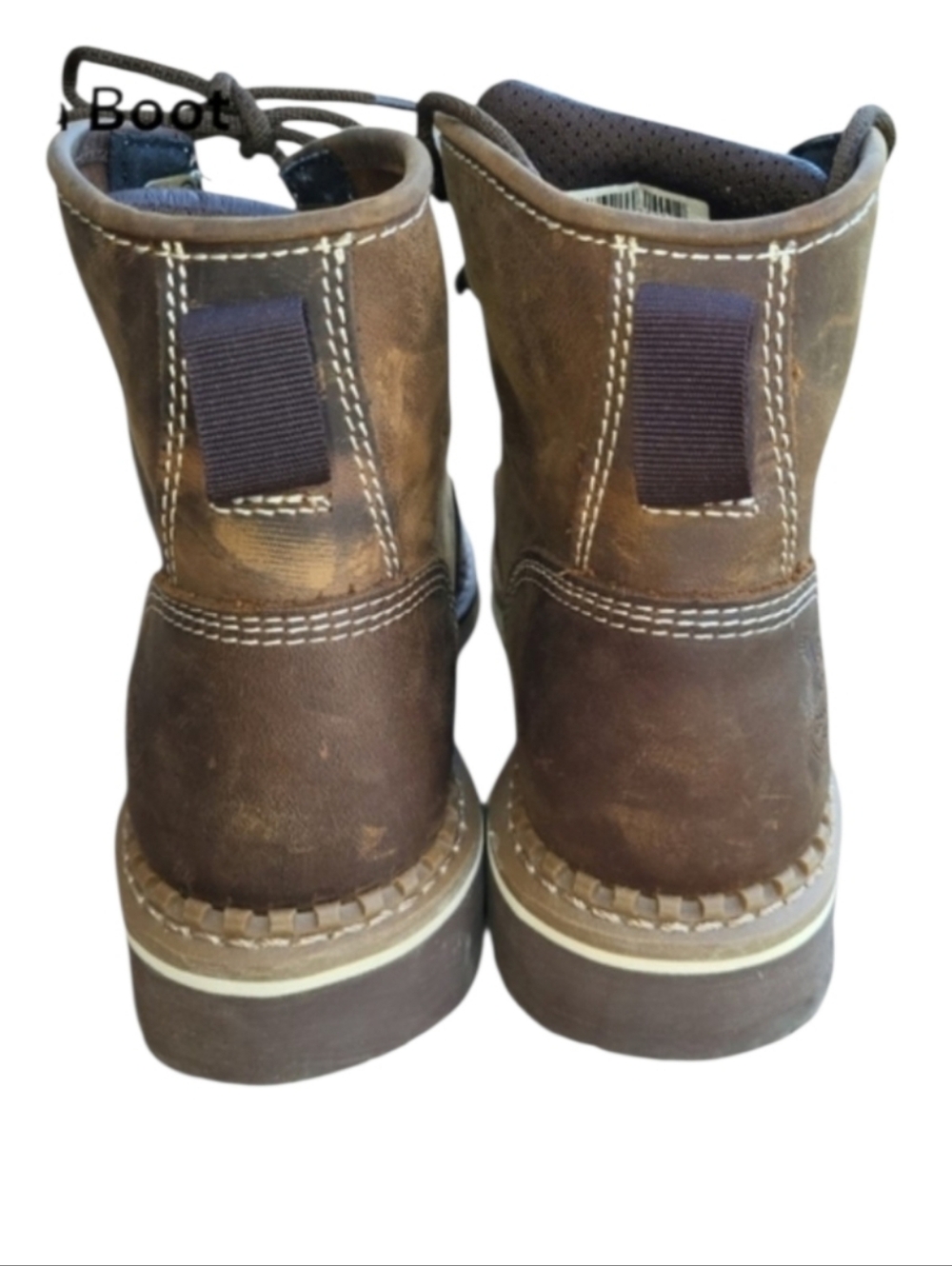 Georgia Boot Amp Brown Leather Work Safety Electric Fire Utility Boot Women 7.5 - Picture 9 of 14
